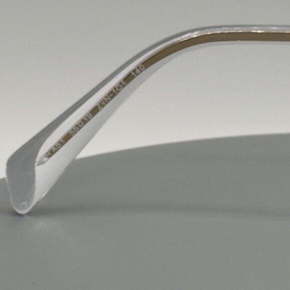 PRADA PR A51V ZVN1O1 Pale Gold Demo Lens 55 mm Women's Eyeglasses - Picture 9 of 11